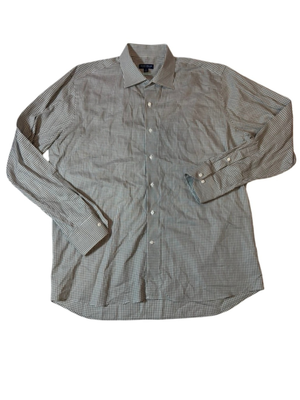 Peter Millar Crown Crafted Flex Finish Check Cotton Shirt XL Mens Button Down